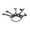 Set of 5" Black Aluminum Industrial Keys, 8" x 3"